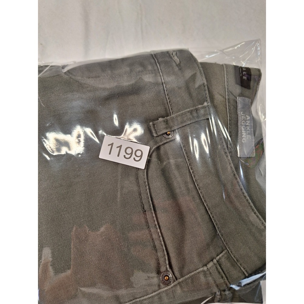 Aeropostale Womens Olive Green Ankle Jegging Skinny Pants Size 8 Reg - Picture 6 of 6